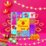 Pushp Moments of Celebration – Festival Gift Box with 2 Scented Candles & 9 Premium Spices