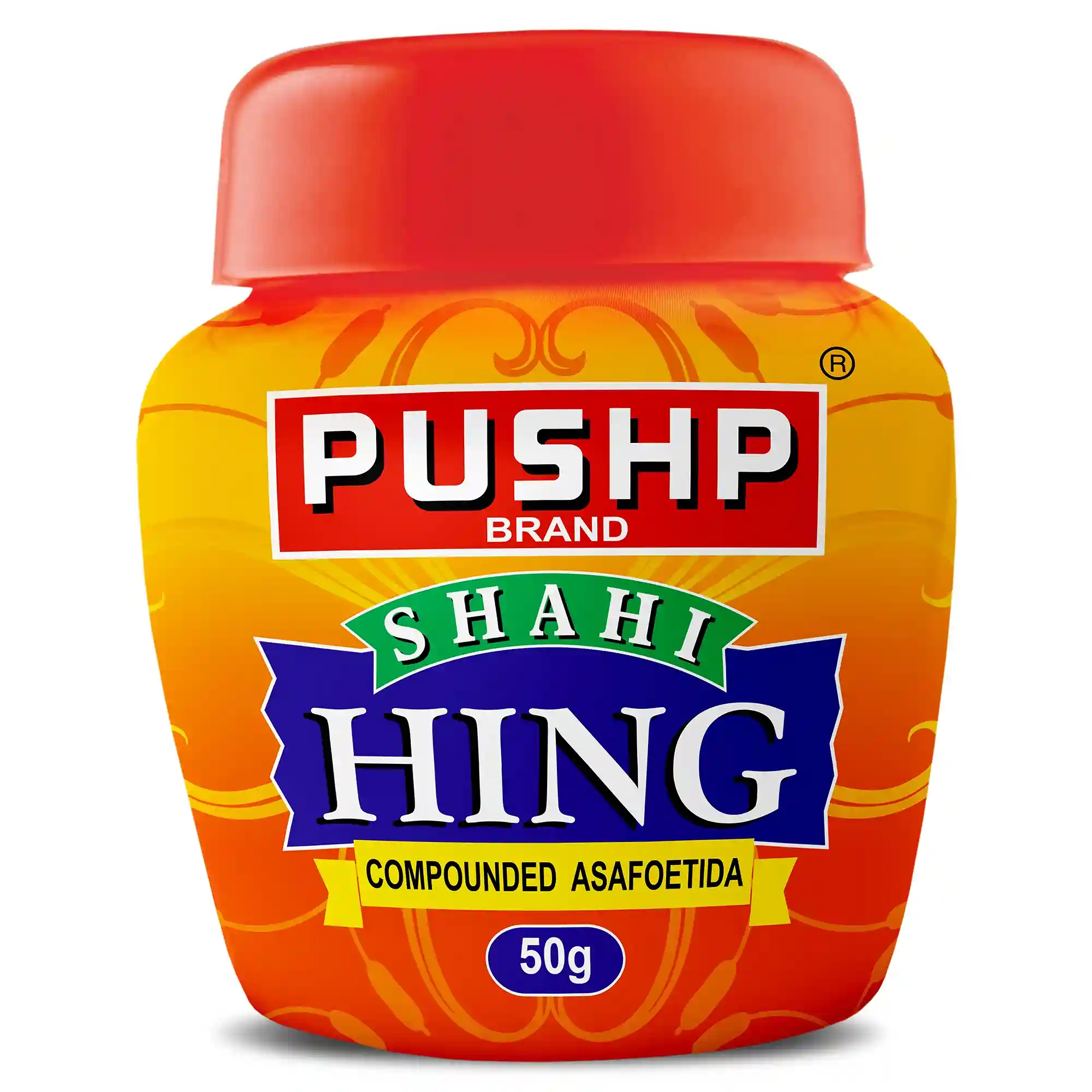 Shahi-Hing-First-Image-50g.webp Buy Premium Hing Powder Online in India | Pushp Asafoetida 50gm | Pure & Strong - Image 1